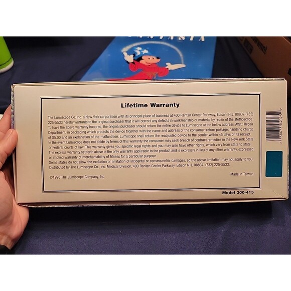 Lumiscope Sprague Rappaport Style Stethoscope - BLUE/TEAL NEW IN BOX *FLEX* B12 - Picture 6 of 7